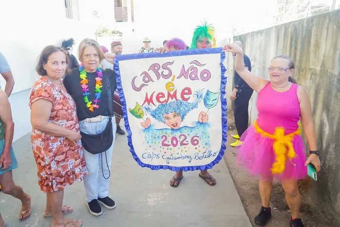 Carnaval nos Caps de João Pessoa reforça respeito e combate ao estigma na saúde mental