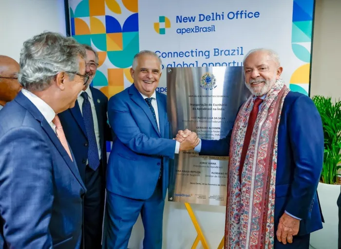 Inauguração da agência da Apex na Índia - Ascom Serfi