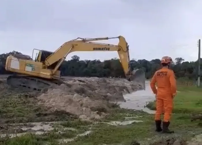 Prefeitura de Sinop intensifica ações em barragem com risco de rompimento na Comunidade Brígida