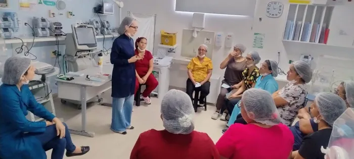 Maternidade Escola Santa Mônica tem sido um dos focos das ações do Núcleo de Práticas Integrativas e Complementares em Saúde - Ascom MESM