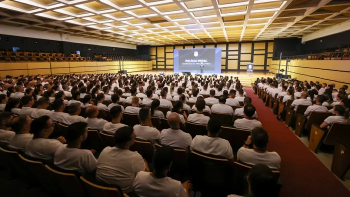 Governo do Estado realiza aula inaugural para apresentar estrutura da Polícia Penal a 643 novos servidores