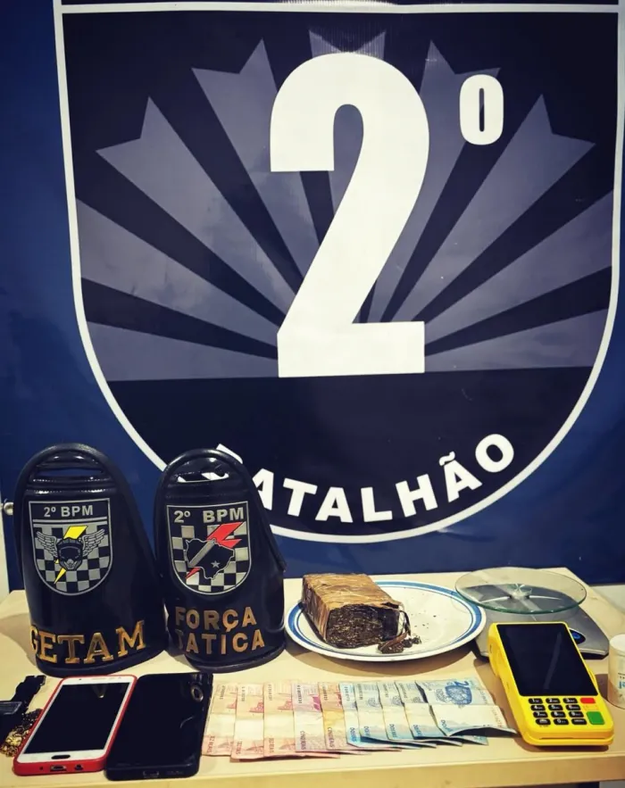 Polícia Militar em Três Lagoas realiza a prisão de autor de tráfico de drogas