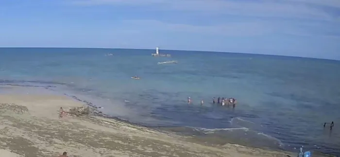 Câmeras de videomonitoramento da SSP flagram agressão à criança na Ponta Verde - Reprodução SSP/AL