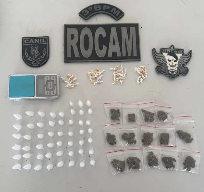 Os materiais apreendidos nas ocorrências e os indivíduos presos foram encaminhados à Central de Polícia - Ascom PM-AL