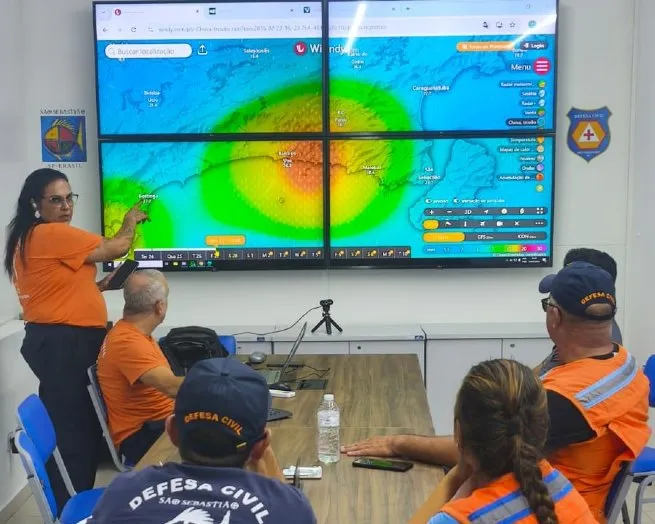 Defesa Civil Nacional alerta para risco de chuvas intensas de quinta-feira a sábado 