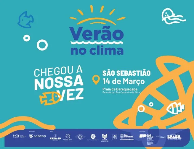 Projeto do Governo do Estado ‘Verão no Clima’ traz esporte, educação ambiental e atrações gratuitas a São Sebastião