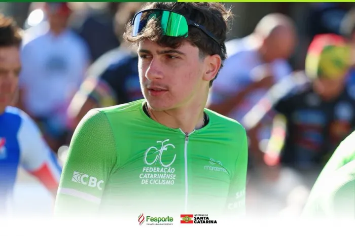 Talento catarinense no exterior: Vicenzo Locatelli é contratado por equipe espanhola de ciclismo