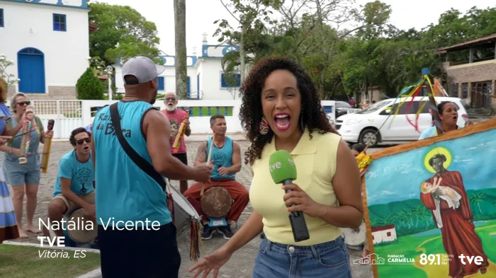 Congo da Barra do Jucu é tema de vinheta em todo o País
