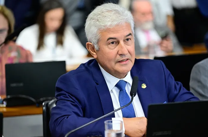 O senador Astronauta Marcos Pontes leu o relatório do senador Flávio Arns - Foto: Geraldo Magela/Agência Senado
