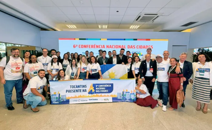 Delegação tocantinense participa da 6ª Conferência Nacional das Cidades, em Brasília, levando propostas construídas com participação social nas etapas municipais e estadual - - Foto: Governo do Tocantins