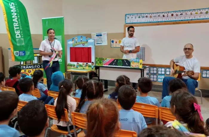 Detran-MS inicia calendário 2026 de programa educativo que vai à escolas
