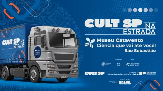 Carreta do Museu Catavento leva ciência interativa e gratuita a São Sebastião