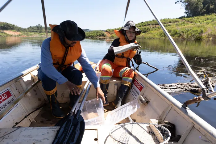 Sanepar mantém trabalhos ambientais com animais durante enchimento do Miringuava