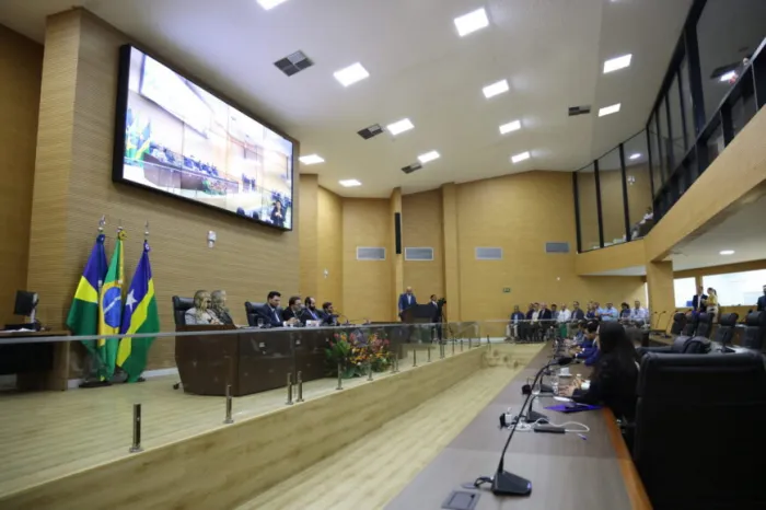 Mensagem do governo de Rondônia durante cerimônia de abertura da Assembleia Legislativa do Estado de Rondônia (ALERO), ressalta investimentos e novas conquistas para 2026