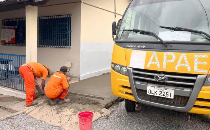 Custodiados participaram de serviços de manutenção, pintura geral do prédio, confecção e revitalização do letreiro e reforma dos banheiros - Foto: Seciju/Governo do Tocantins