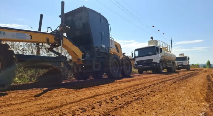  A recuperação da estrada é essencial por se tratar da principal via de acesso entre o Garimpo Bom Futuro e o município de Ariquemes (Foto: Governo de Rondônia)