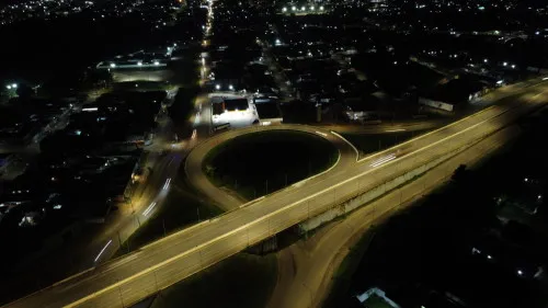 Iluminação do viaduto da campos sales é restabelecida após furto de cabos