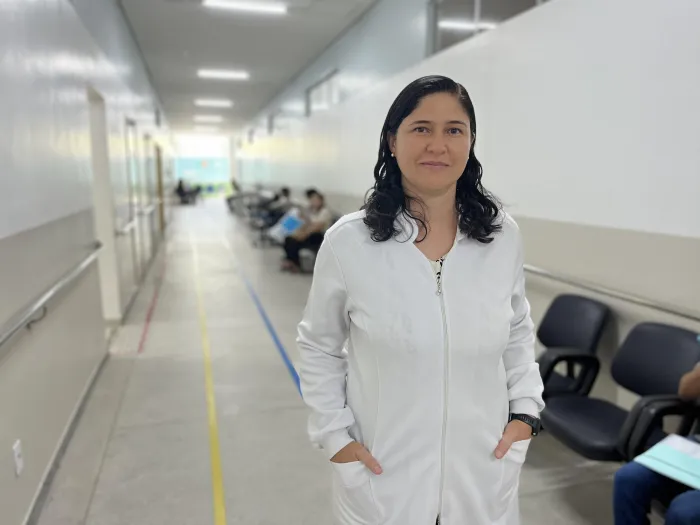 Poliana Carla Santos Maranhão integra a equipe do Centro Especializado em Reabilitação (CER III) - Ascom Uncisal