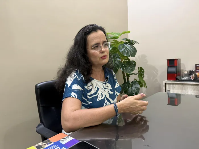 Cristiane foi diagnosticada com doença de Gaucher aos 4 anos e recebe do Ceaf medicação de alto custo para o tratamento - Ascom Sesau