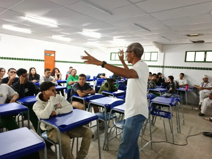 Sasc leva Projeto Cultura de Paz Sem Racismo para Centro de Educação em Tempo Integral do Mocambinho