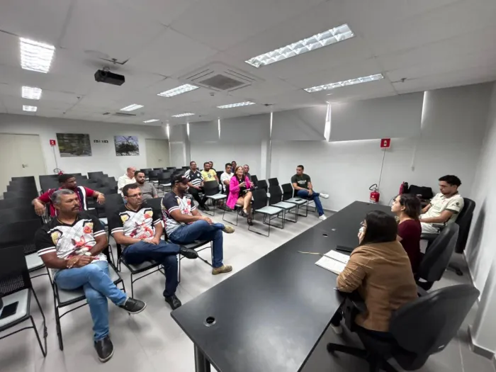 Durante o encontro, foram informadas as exigências para abertura dos processos de autorização para realização dos torneios - Ascom IMA/AL