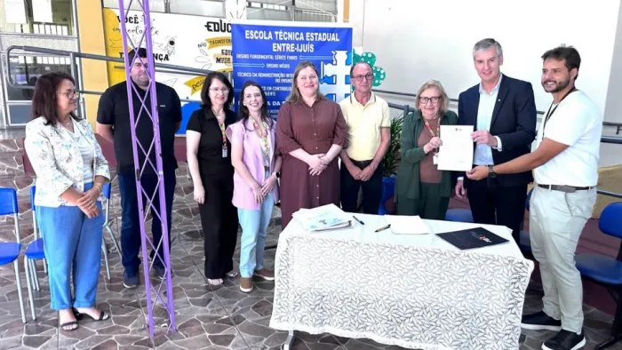 Fundada em 1964, escola atende 448 estudantes e oferece Ensino Fundamental (anos finais) e Médio em tempo integral -Foto: Mauricio Malisuik/Divulgação SOP