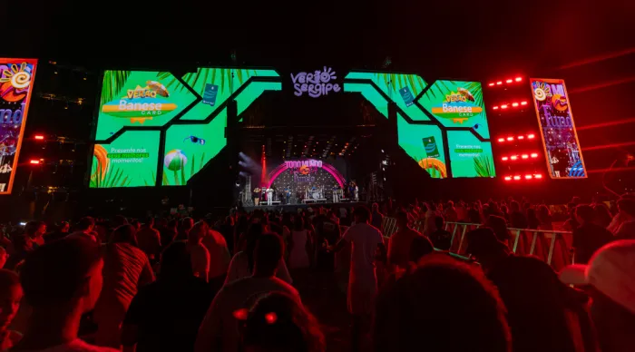 Programação plural dá o tom da primeira noite de shows do Verão Sergipe 2026 no Abaís //Foto: Thiago Santos