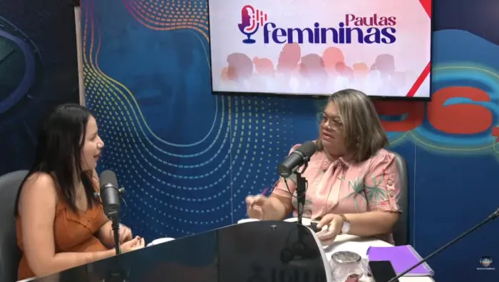 Tainá Leite que falou sobre o apoio psicossocial que a Casa da Mulher Brasileira oferece a vítimas de violência e situações iminentes de morte