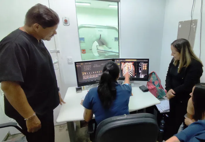 Profissionais do HEA participaram de treinamento sobre o uso da tecnologia - Tony Medeiros / Ascom HEA