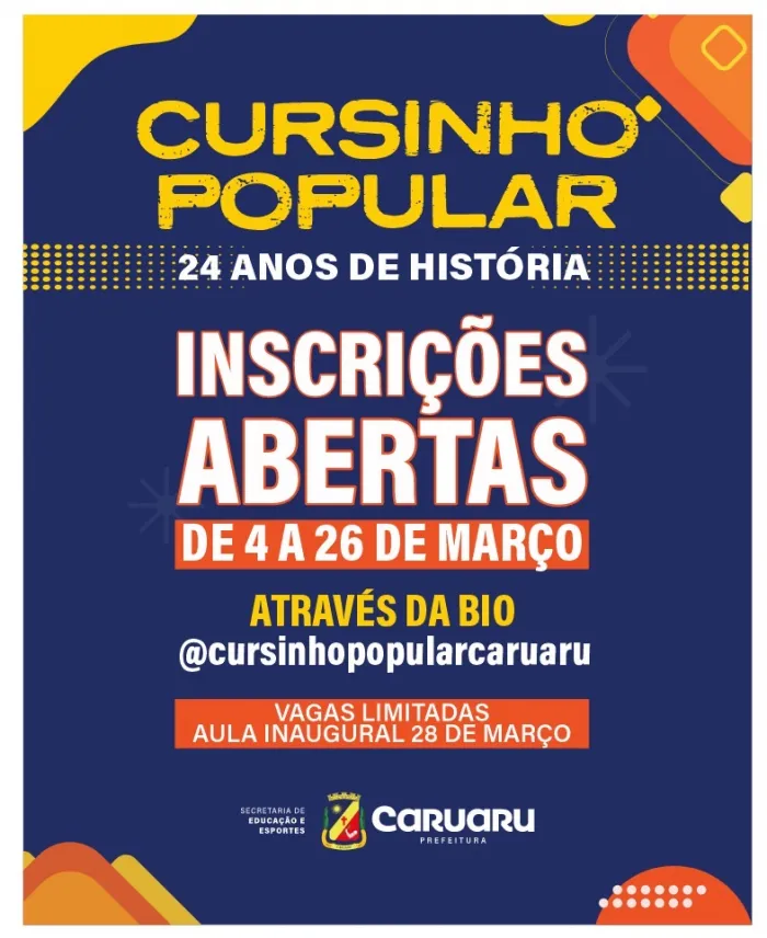 Foto: Reprodução/Prefeitura de Caruaru - PE