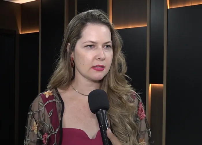 A coordenadora de Enfrentamento à Violência Contra a Mulher e Vulneráveis, delegada Mariell Antonini Crédito - Secom - Foto por: PC-MT