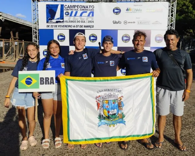 Velejadores da Escola de Vela de São Sebastião disputam Campeonato Centro Sul-Americano da classe ILCA 6