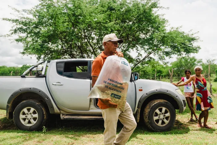 Seagri inicia atividades do Programa de Distribuição de Alevinos de 2026