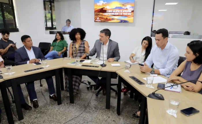 Representantes do Governo do Tocantins e lideranças do Jalapão participam de reunião para discutir os impactos da nova infraestrutura viária na região - Foto: Marcel de Paula/Governo do Tocantins