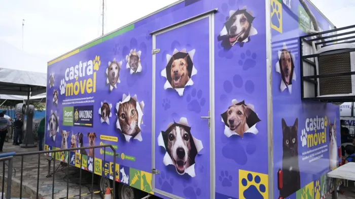 Castramóvel de Presidente Figueiredo abre agendamento para castração de cães e gatos nesta quinta-feira