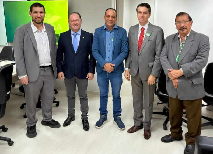  Deputado estadual Pedro Fernandes (PRD) participa de reunião em Brasília (Foto: Assessoria Parlamentar)