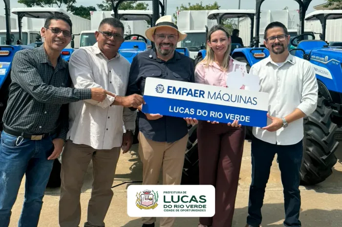 Município recebe trator agrícola do Governo do Estado de Mato Grosso