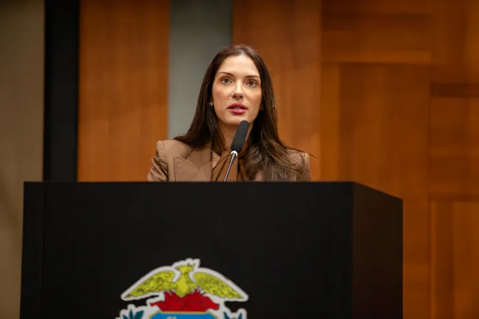 Deputada estadual Janaina Riva (MDB).Foto: GILBERTO LEITE/SECRETARIA DE COMUNICAÇÃO SOCIAL