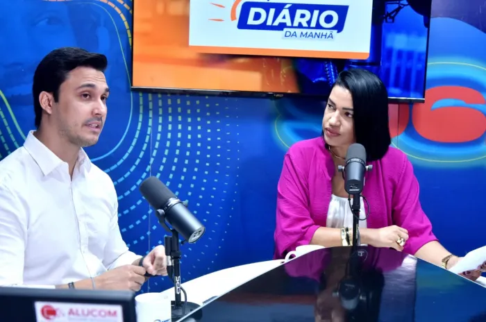 Milena Dutra recebeu Ricardo Baldez no ‘Diário da Manhã’ desta segunda-feira