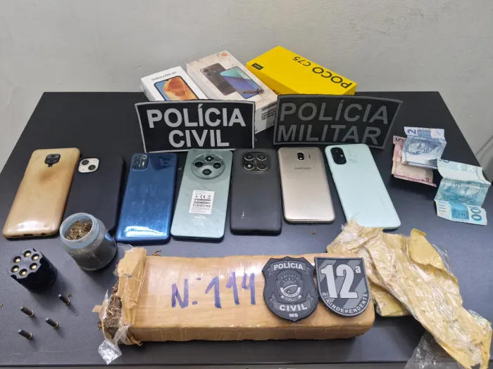 Polícias Civil e Militar realizam operação contra o tráfico de drogas em Rio Negro