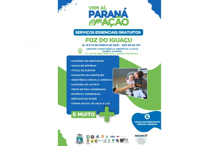 Feira de serviços Paraná em Ação retoma atividades em Foz do Iguaçu de quinta a sábado