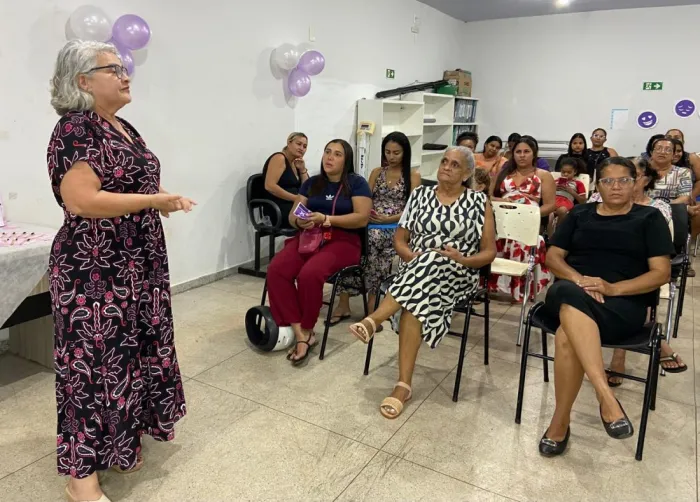 Março Lilás: Campanha inicia com ações de saúde e bem-estar na USF Emerson Caselli