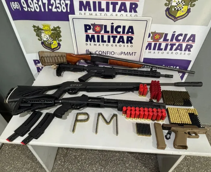 Polícia Militar aumenta em 64% as apreensões de armas de fogo em todo o Estado