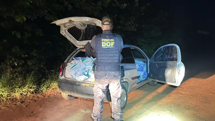 DOF apreende 600 quilos de defensivos agrícolas após condutor abandonar veículo