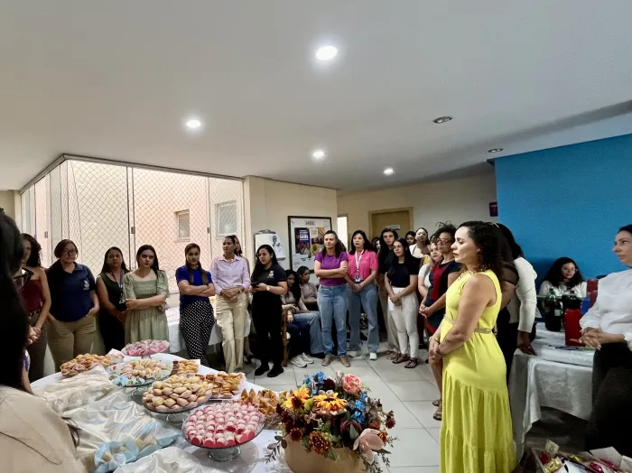 Servidoras da Semdes participam de café da manhã em homenagem ao Dia da Mulher