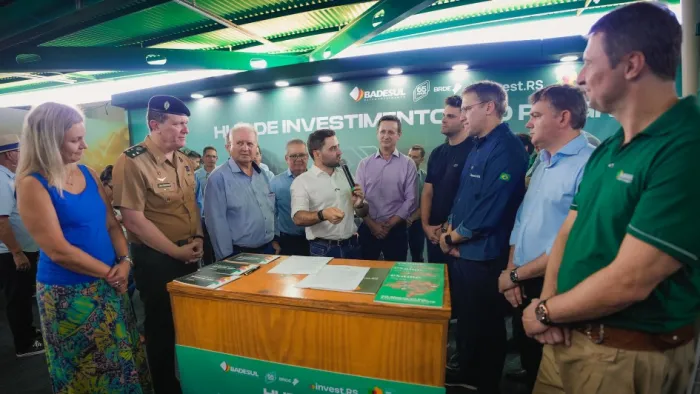 Invest RS, BRDE e Badesul lançam estande conjunto para receber investidores na Expodireto Cotrijal 2026