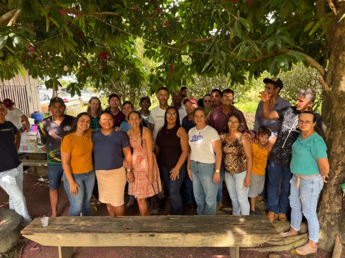  Produtores rurais da Associação dos Produtores Rurais Nova Aliança (ASPRANAR) (Foto: Elias Borges | Assessoria Parlamentar)
