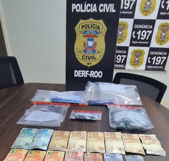 Polícia Civil prende dois homens por tráfico de drogas em Rondonópolis