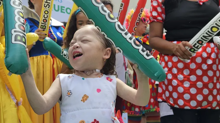 Crianças com traqueostomia e doenças raras ganham festa especial no Hospital Infantil João Paulo II