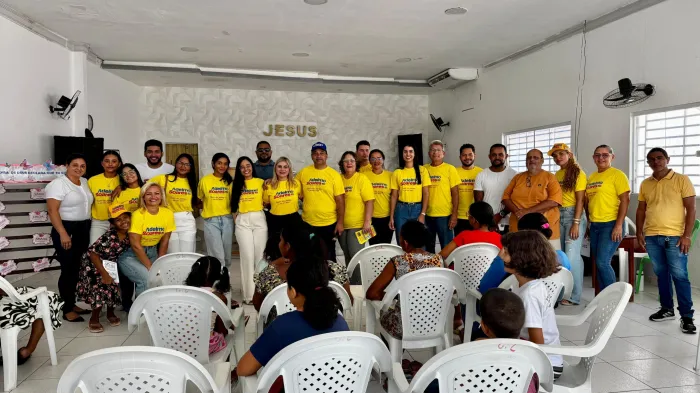 Deputado Adelmo Soares durante a ação em homenagem ao Dia Internacional da Mulher, em Caxias